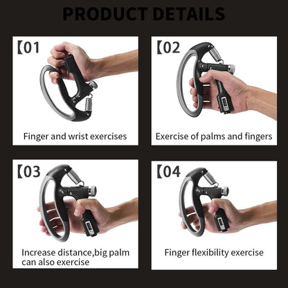 Adjustable Counting Hand Exercise Grip