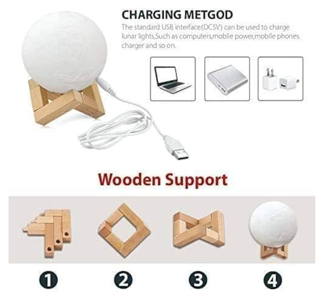 3D Moon Lamp